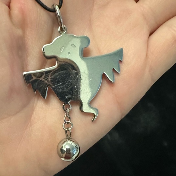 Tous Special Edition Ghost Stainless Steel Silver Necklace Pendant ๐ป Rare find! - Picture 8 of 8